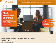 Tablet Screenshot of contict.nl